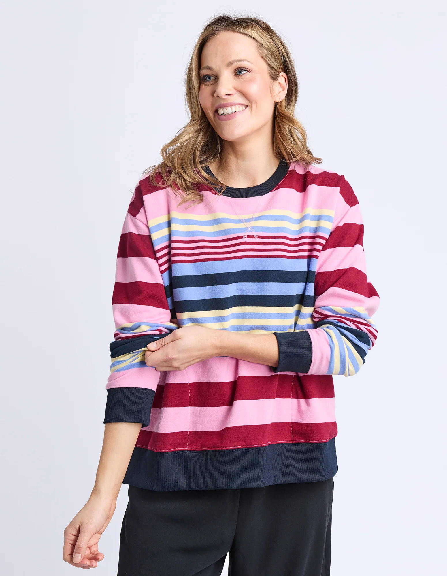 Alva Stripe Crew Multicolour Stripe - Image 18