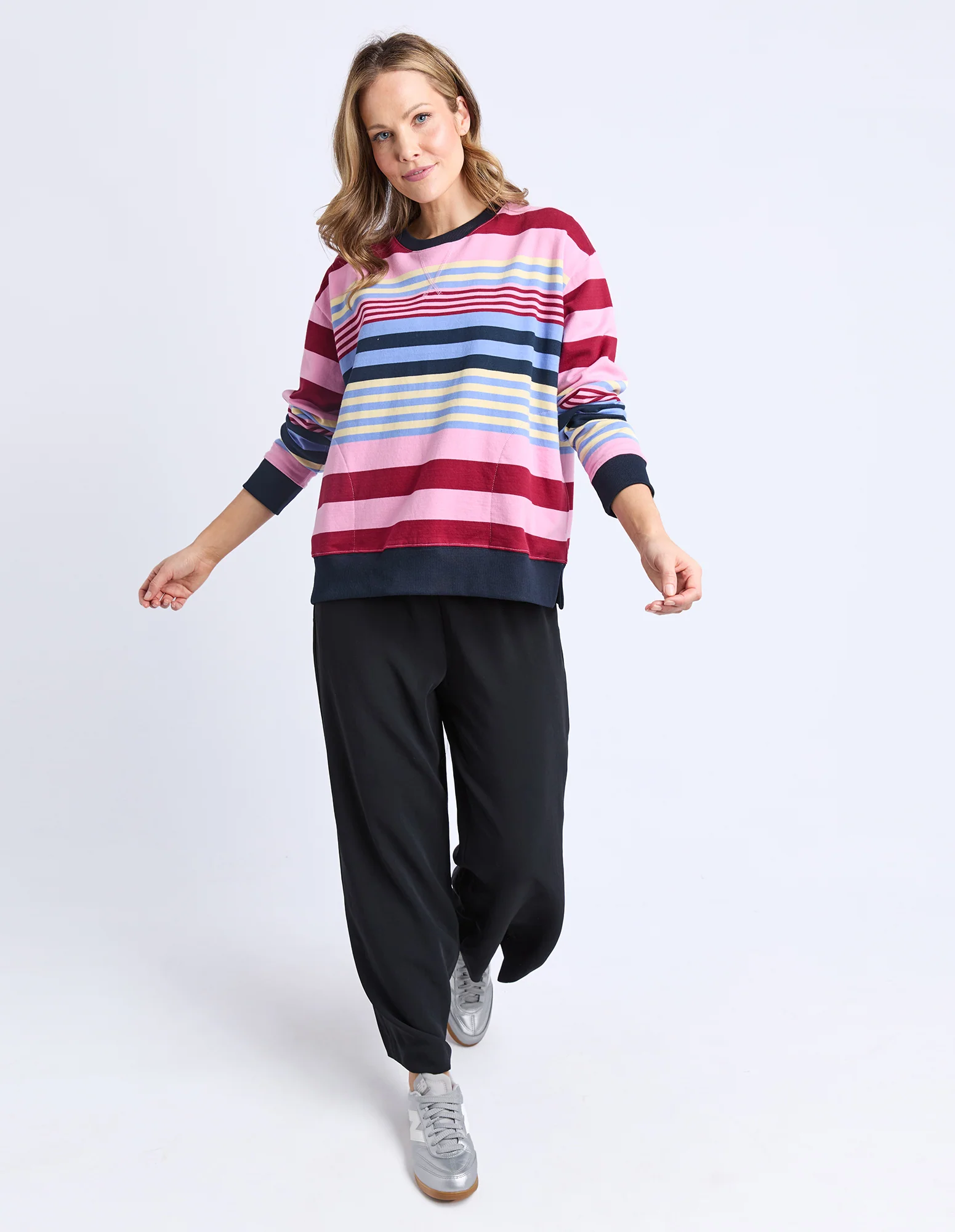 Alva Stripe Crew Multicolour Stripe - Image 3