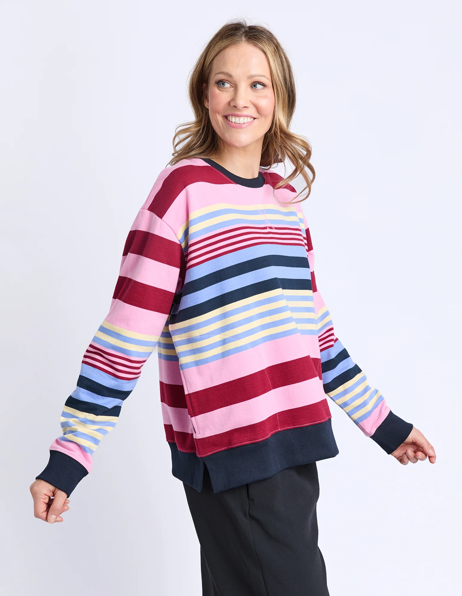 Alva Stripe Crew Multicolour Stripe - Image 5