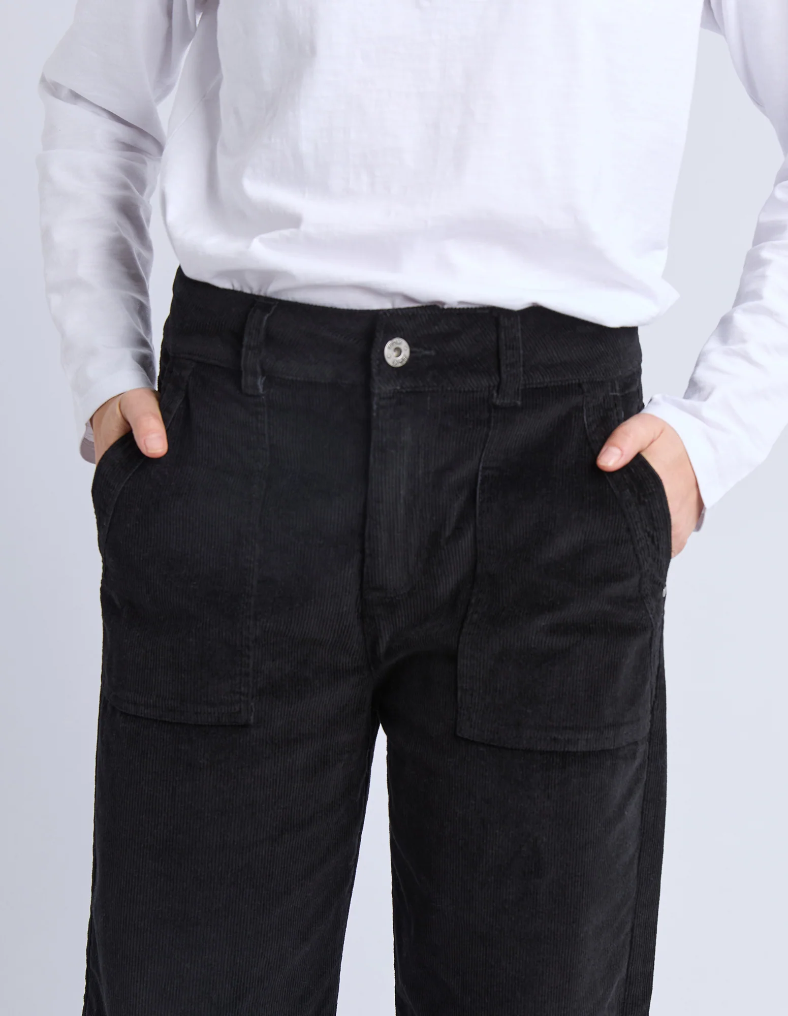 Cassie Cord Pant Black - Image 9