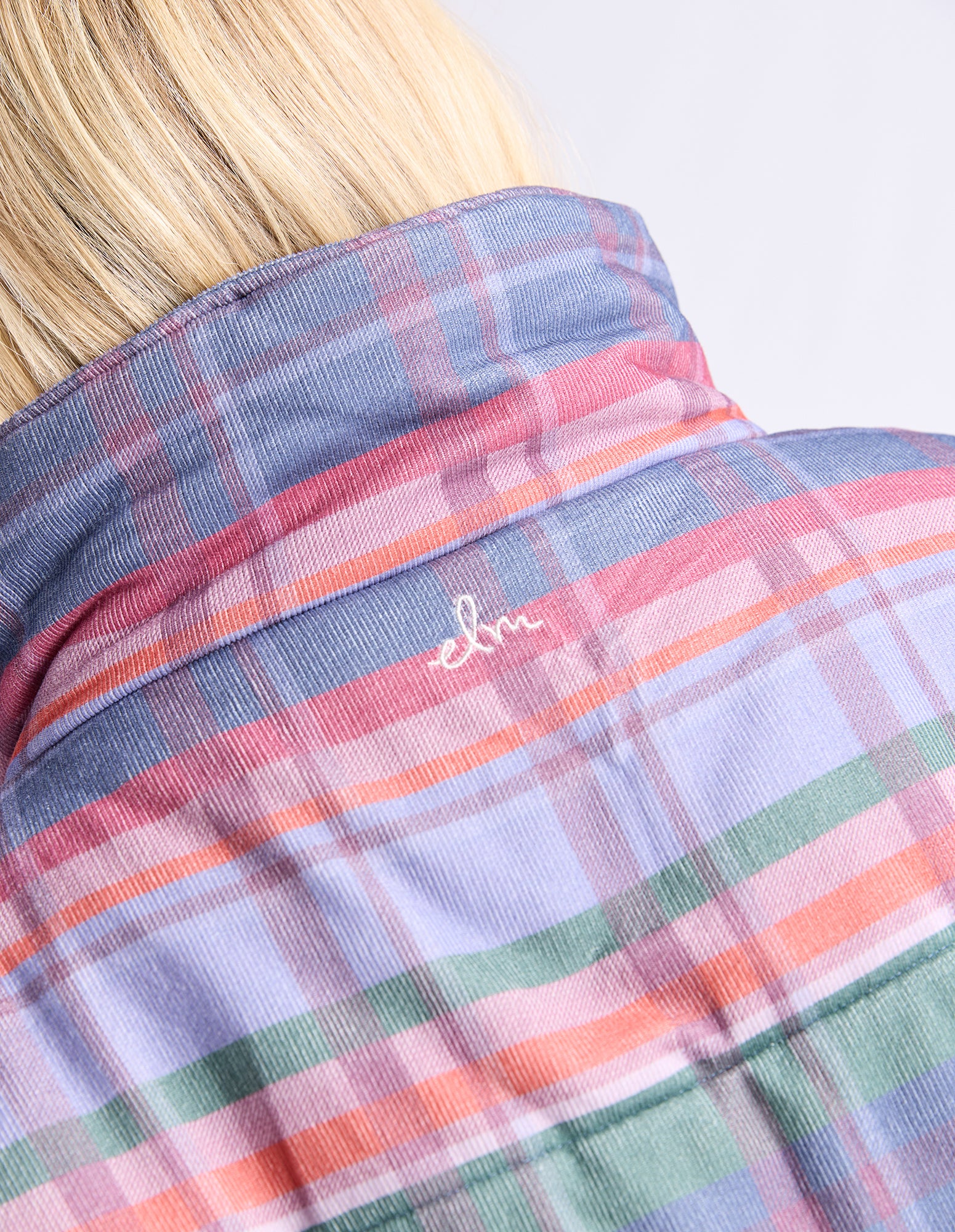 Cord Check Jacket Multi Colour Cord - Image 6