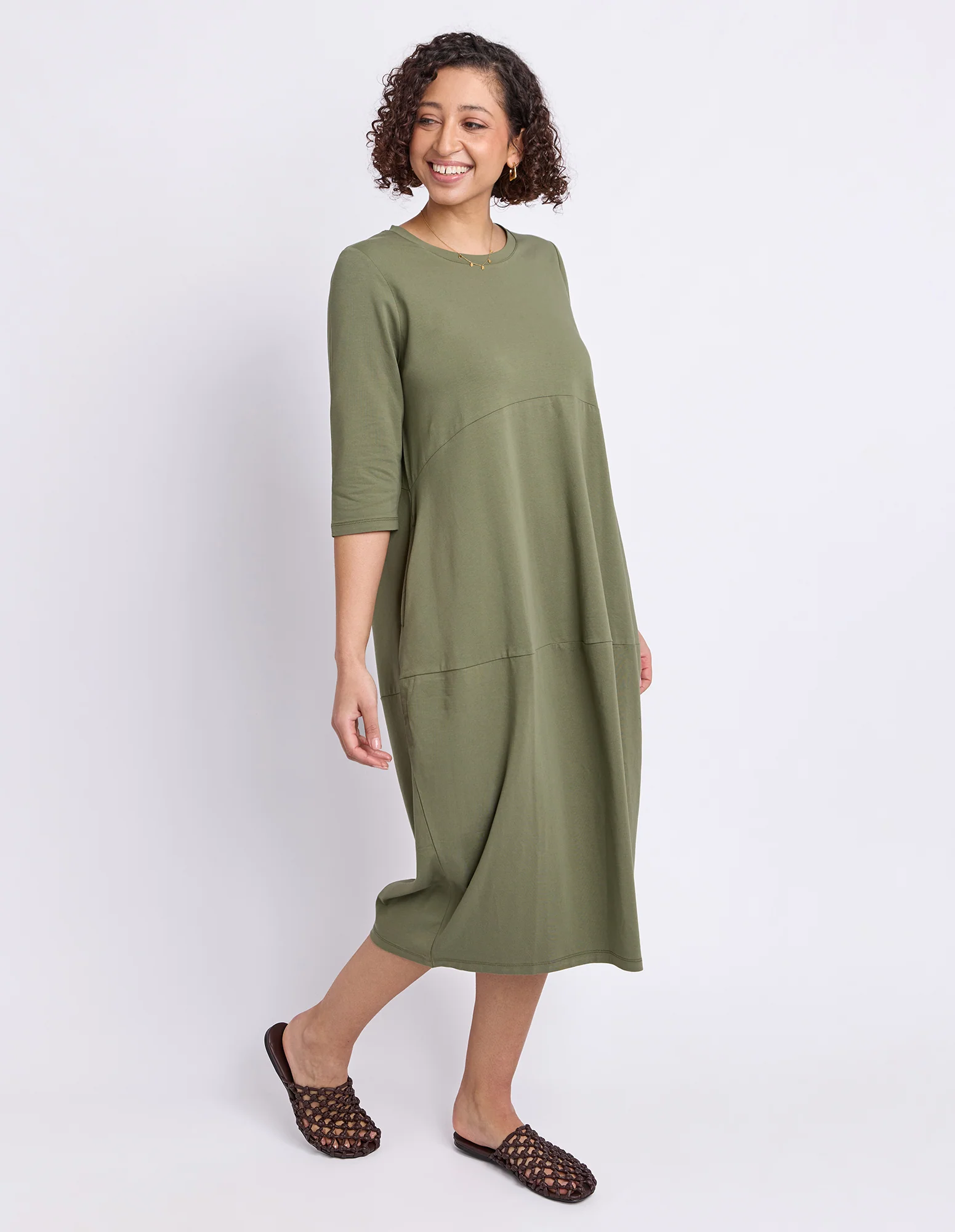 Diana Dress 3/4 Sleeve Clover - Image 6