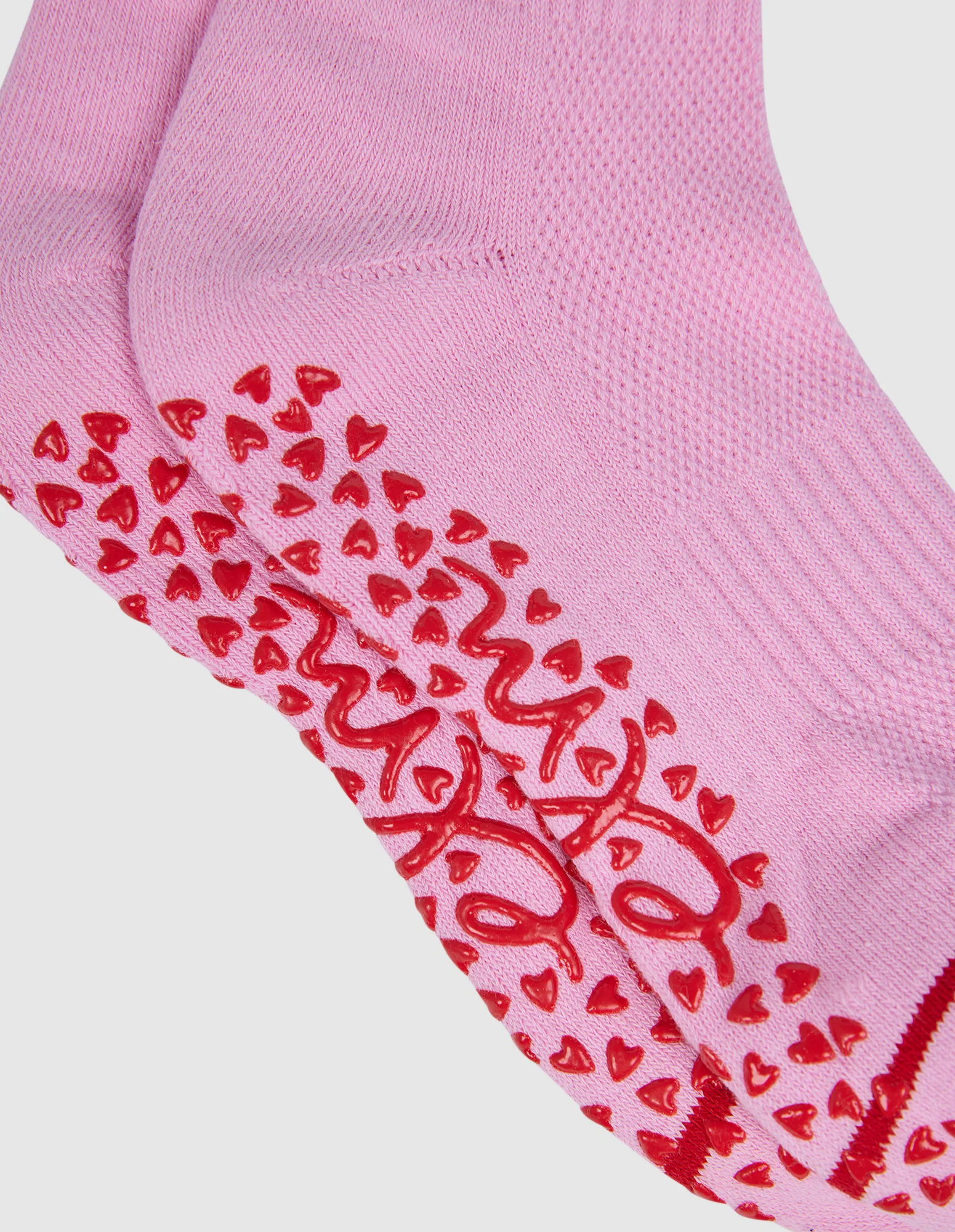 Elm Ribbed College Sock Pink - Image 3