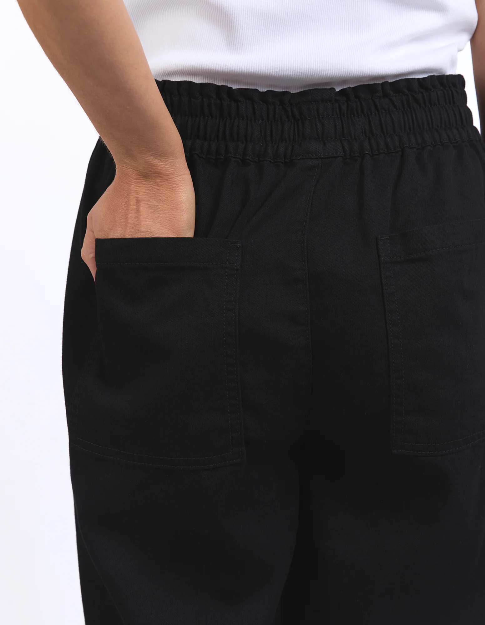 Greta Wide Leg Pant Black - Image 5