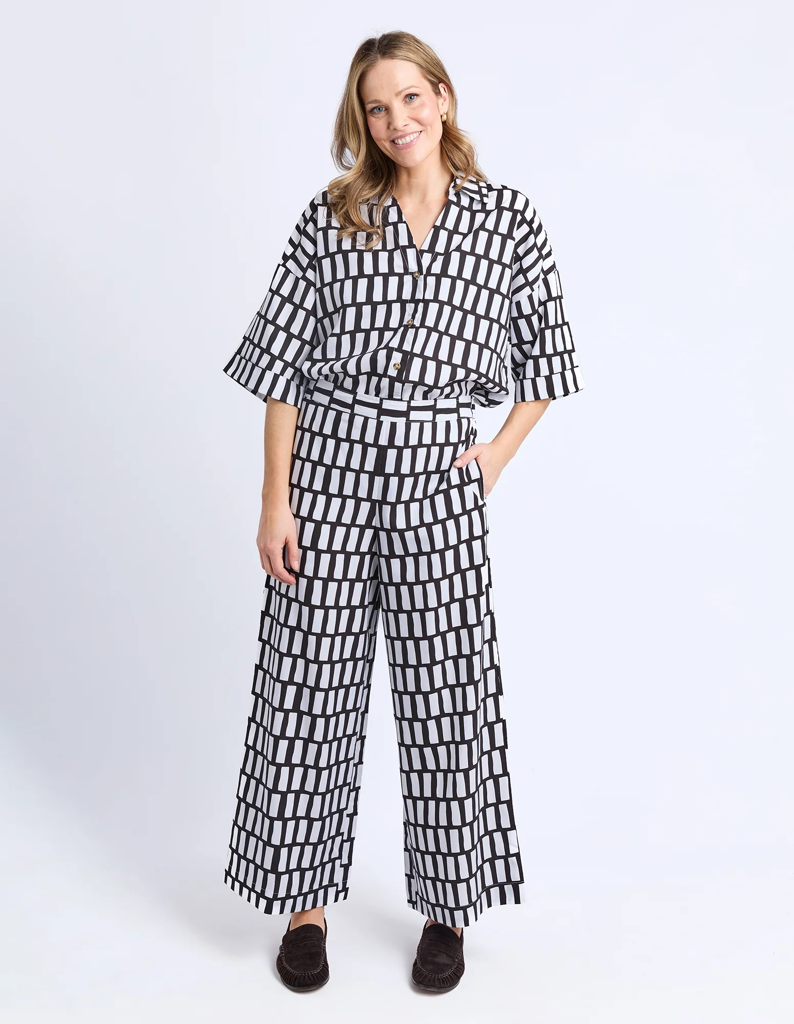 Kivi Pant Mnight Abstract Print - Image 3