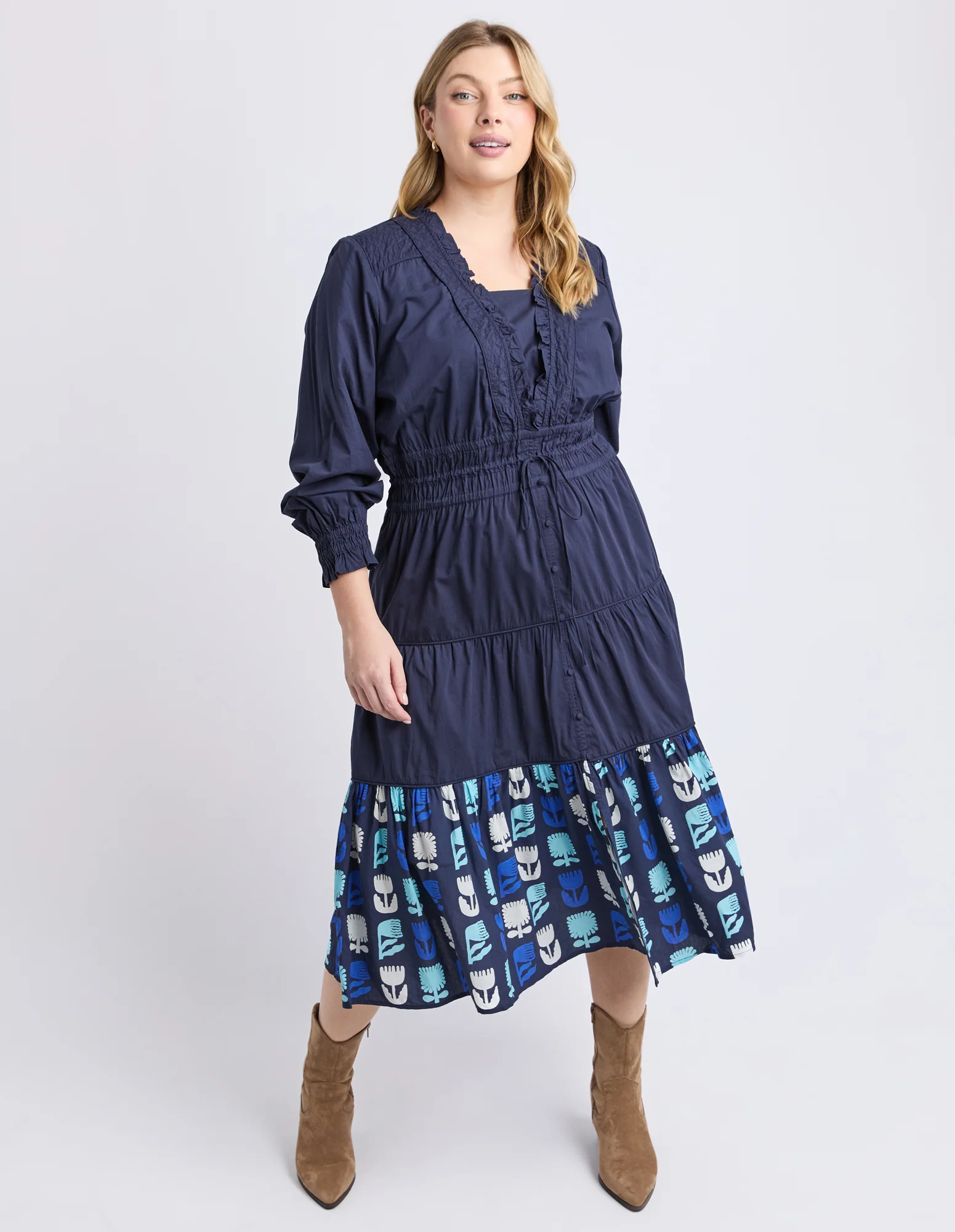Madeleine Stamer Dress Dark Sapphire - Image 8