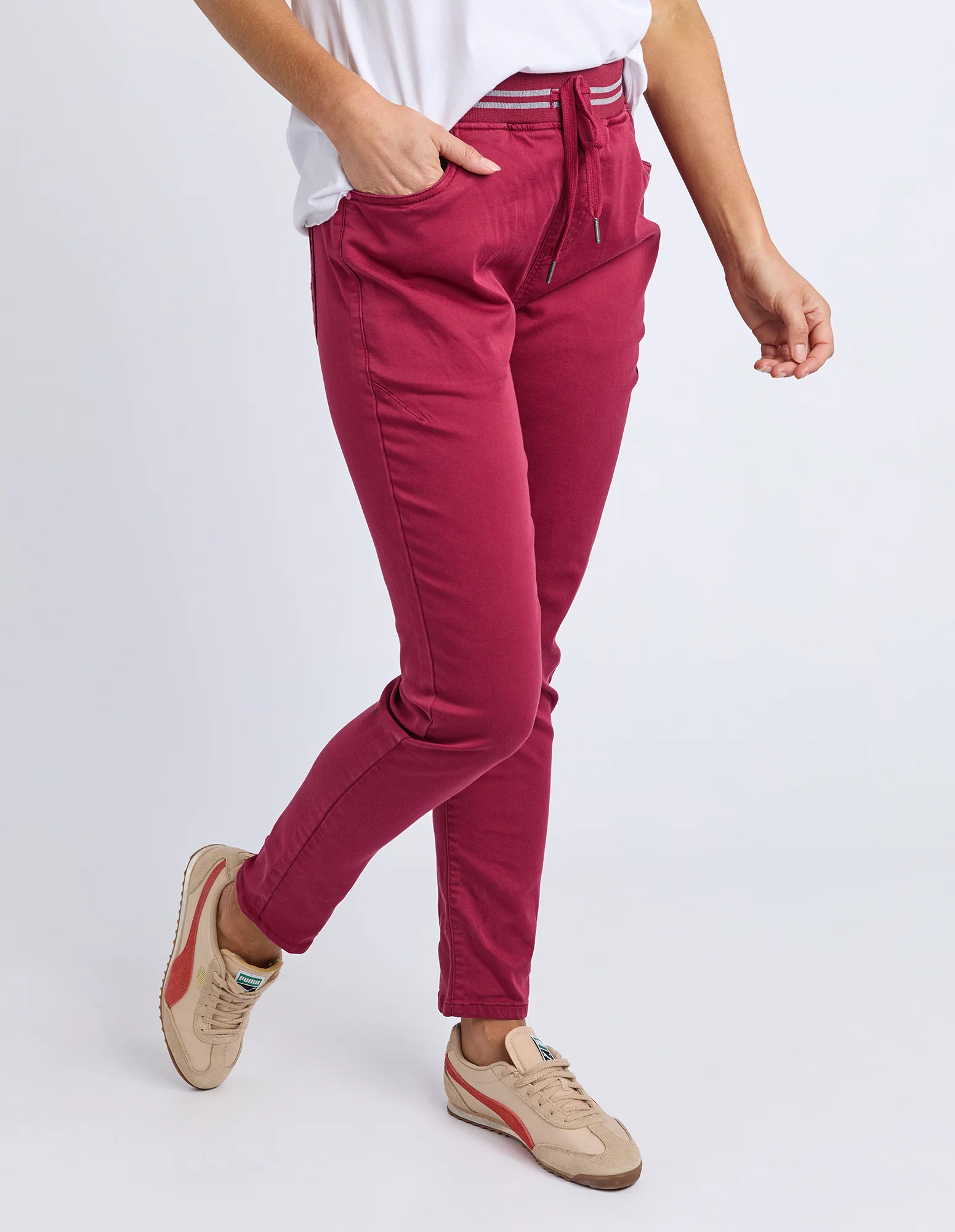 Margo Jogger Maroon - Image 4