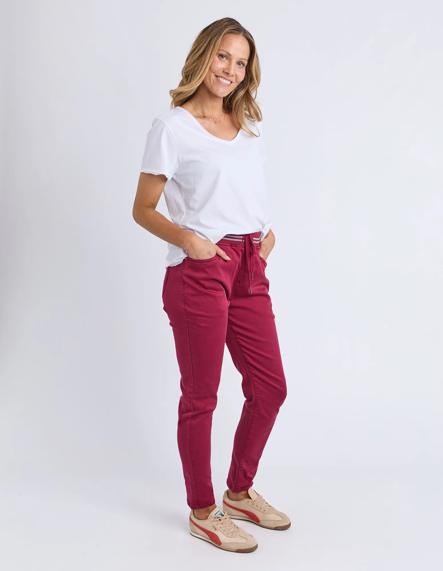 Margo Jogger Maroon - Image 6