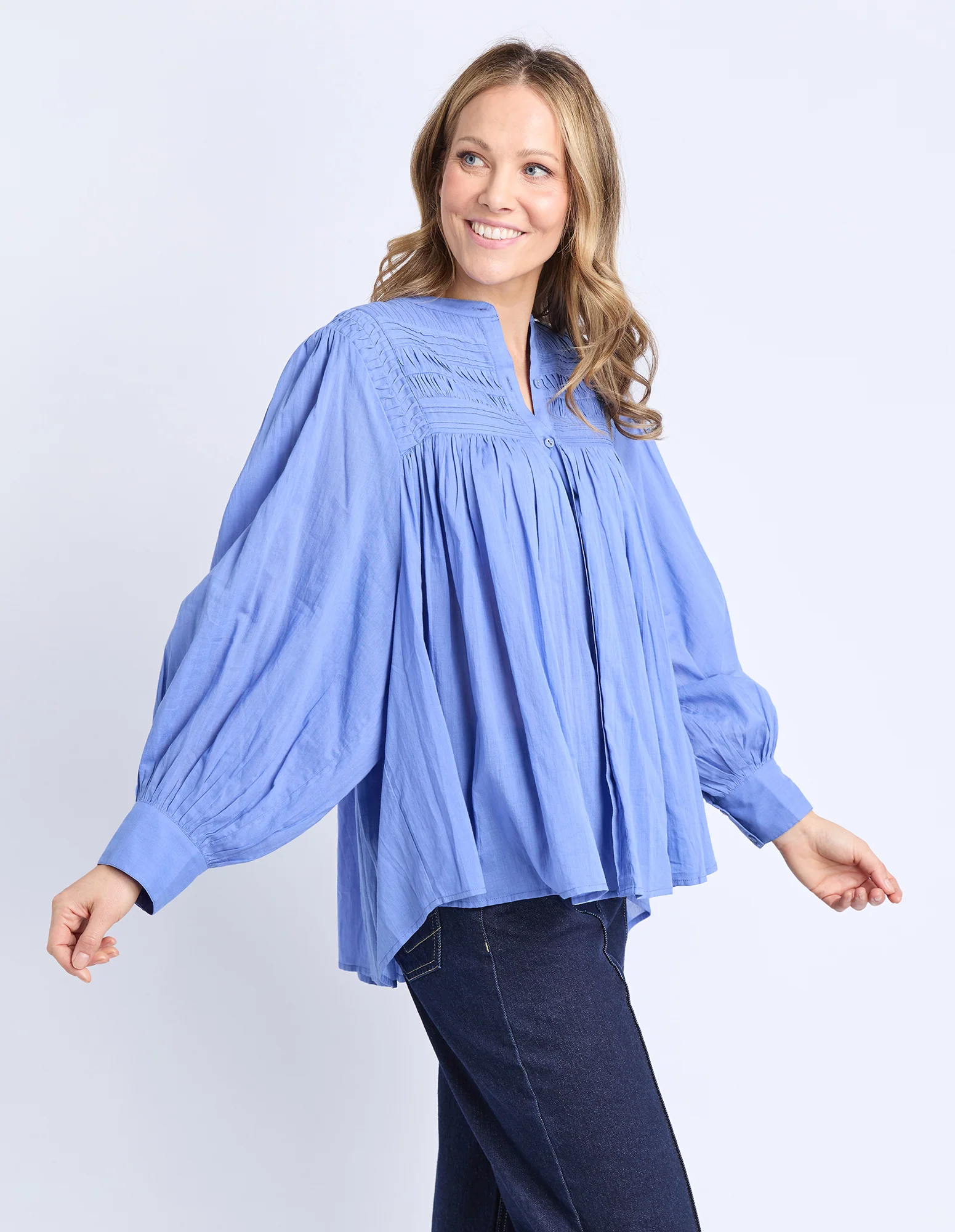 Montana Blouse Cornflower - Image 10