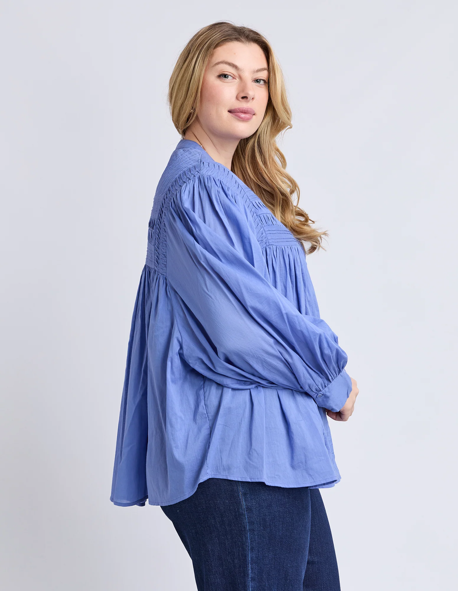 Montana Blouse Cornflower - Image 5