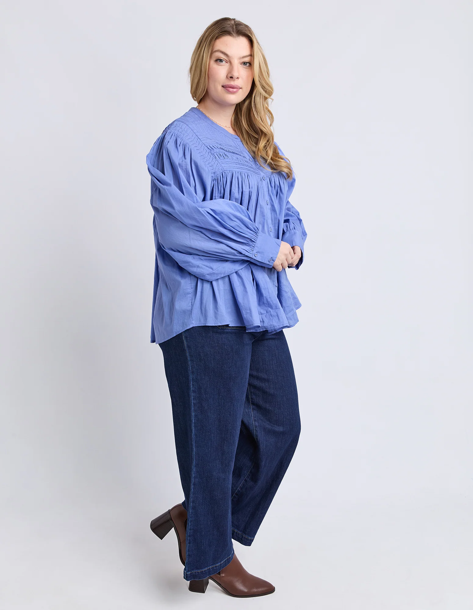 Montana Blouse Cornflower - Image 7