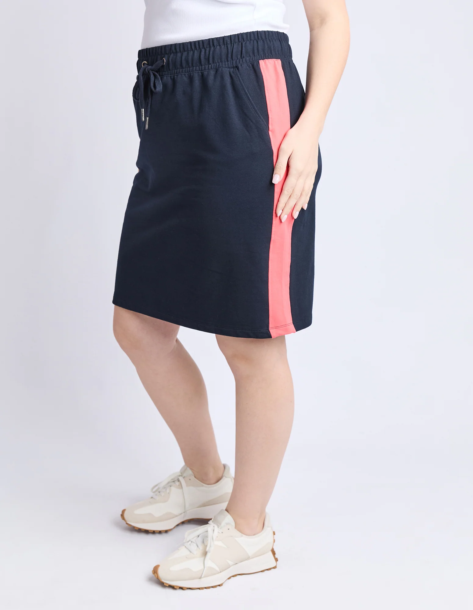 Nico Fleece Skirt Navy - Image 4