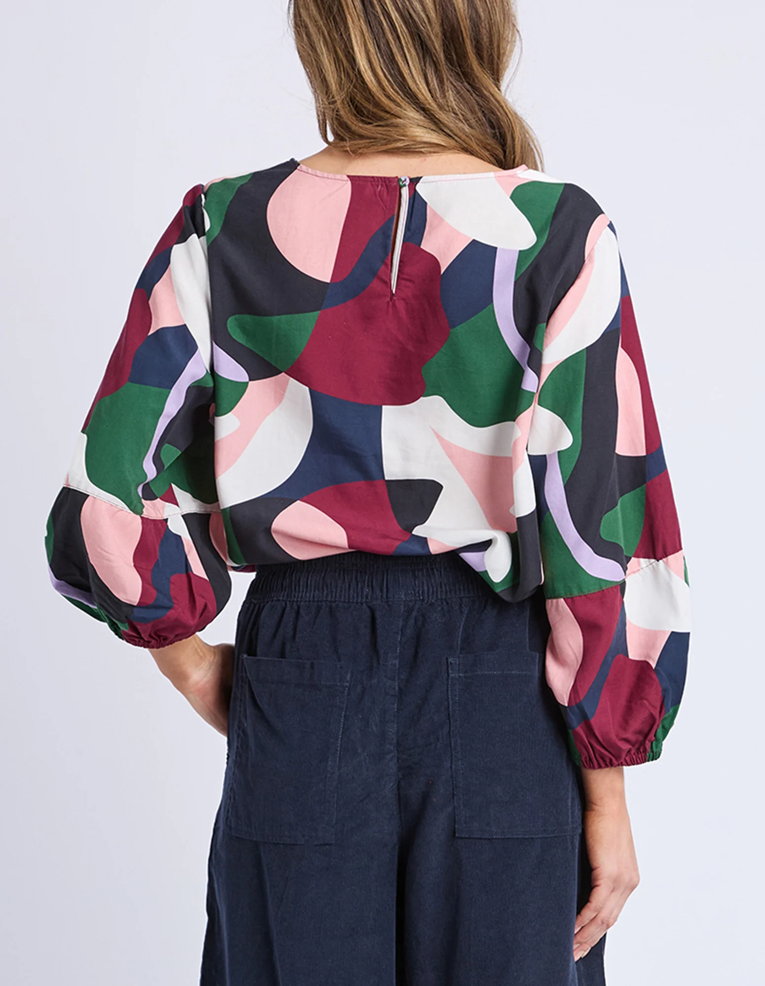 Winnie Cord Pant Navy - Image 3