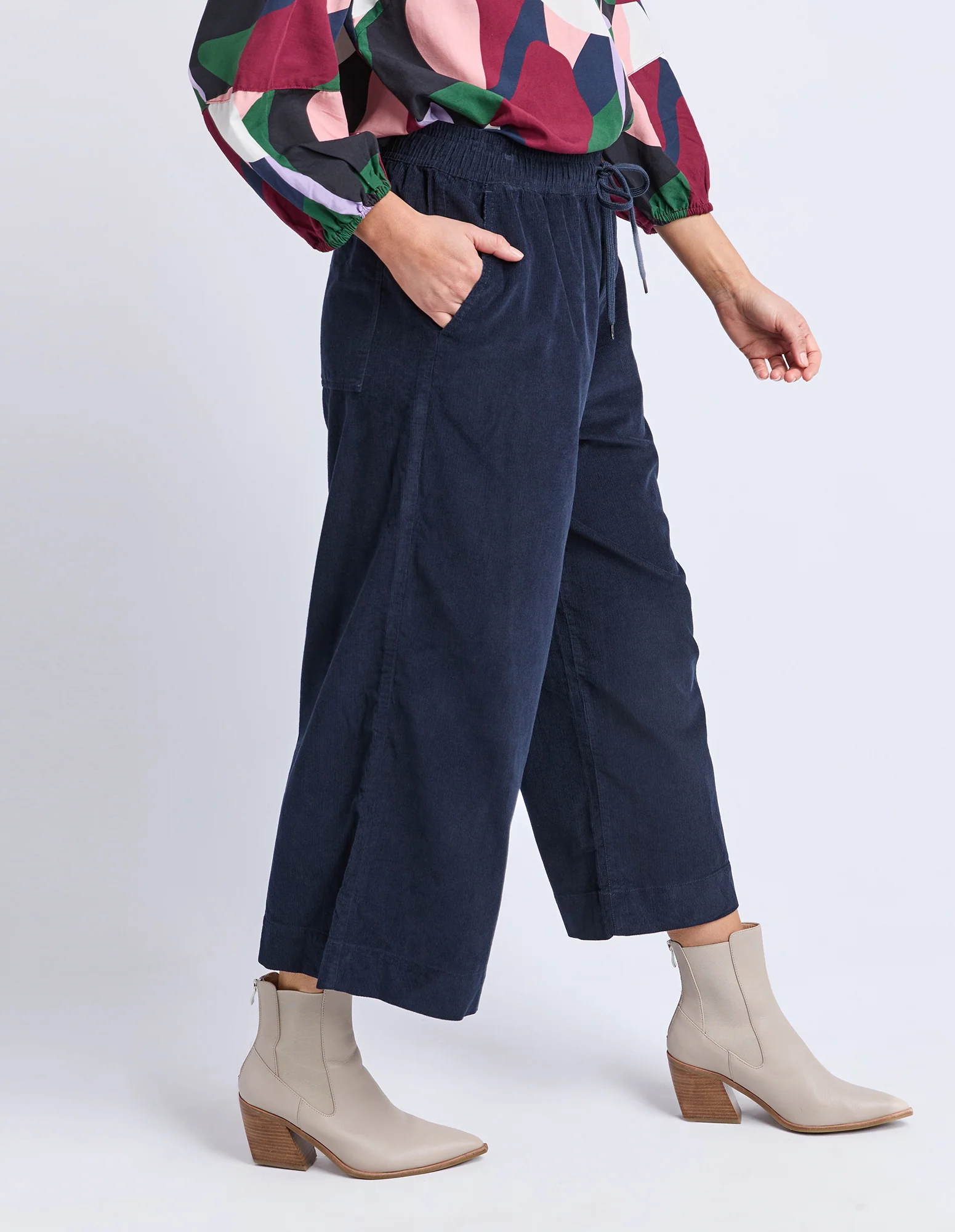 Winnie Cord Pant Navy - Image 4